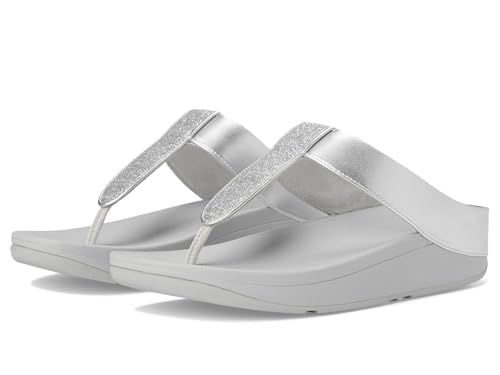 Image of FitFlop Women's FINO Glitterdust Metallic Toe Post Flip Flop Sandal