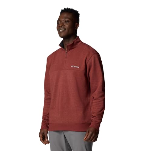 Columbia Men's Hart Mountain II Half Zip, Spice Heather, Small4
