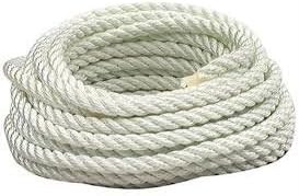 EVERSTRONG 100% Nylon Twisted Rope in 100 Ft Spool x Various Sizes, 3/16", 1/4", 5/16",3/8",1/2", 5/8",3/4",7/8",x",1-1/8",x1-1/4",1-1/2" (1")