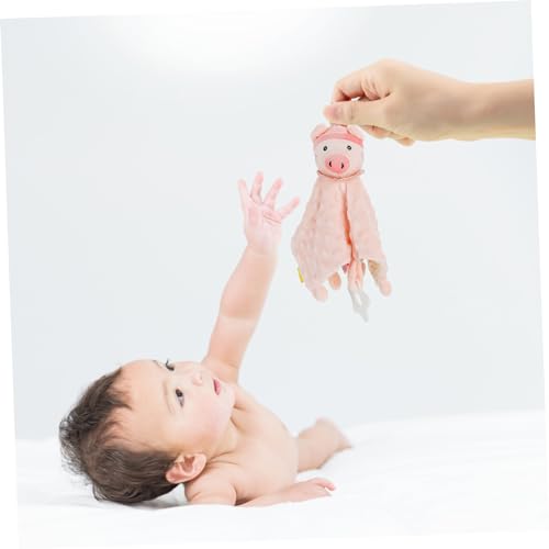 LIFKOME Soothing Towel Animal Shaped Comfort Toy Newborn Saliva Absorber Sleepy Doll Gentle Material Safe for Boys and Girls3