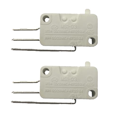 D.I.Accessa 00165256 3 Terminal Dishwasher Float Switch?2 Pack?For BOSCH Dishwasher AP2802373 935359 165256 935359 AH3439096 PS8697040