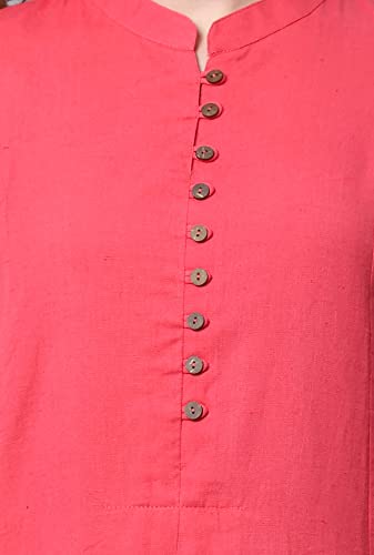 Pistaa's Women Cotton Printed Cut Regular Kurta - Image 7