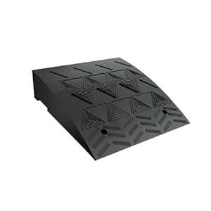 Rubber Curb Ramp 19Cm Rise Height Sidewalk Curb Ramp Rise Height Cable Cover Curbside Bridge Ramp Heavy Duty Driveway Curb Ramp For Loading Dock Garage Sidewalk Bike Vehicle Warehouse 11 31eczalc73l. sl500 . ss300