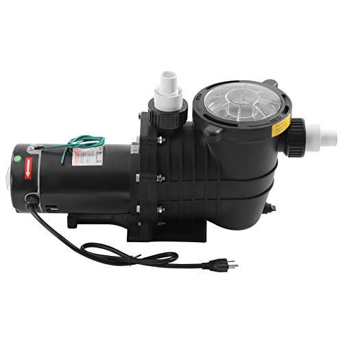 Pxolerig 1.5 HP Pool Pump 108GPM Powerful Self Priming Dual Voltage in Swimming Pool