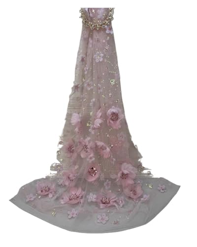 Paillettes et broderie de plumes 3D sur tissu nigérian dentelle velours
