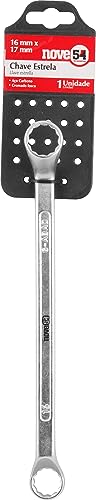 Nove54, Chave Estrela 16 Mm X 17 Mm, Aço Carbono.