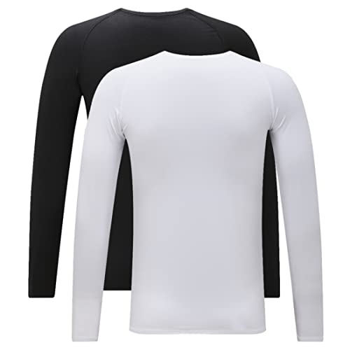 LEAO Youth Boys Compression Shirt Fleece Quick Dry Sports Baselayer Soccer Baseball Basketball Undershirt4