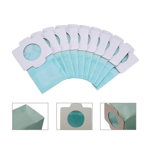 Sacs à poussière aspirateur DCL140Z DCL182Z bleu clair filtre rechange pack de 10