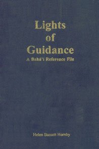 Hardcover Lights of guidance : a Bahá'í reference file Book