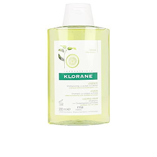Klorane Shampooing à la Pulpe de Cédrat 200ml, Black/White