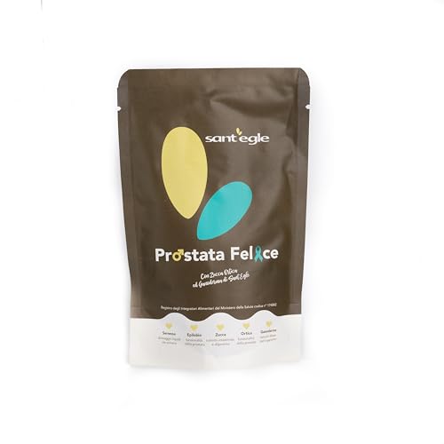 Sant'Egle Prostata Felice, Integratore Biologico per Prostata e Calvizie, 90 capsule