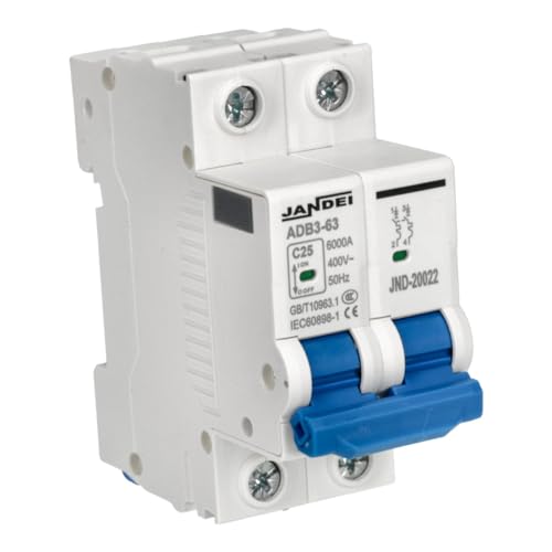 Jandei - Interruptor magnetotérmico curva C 2P 25A