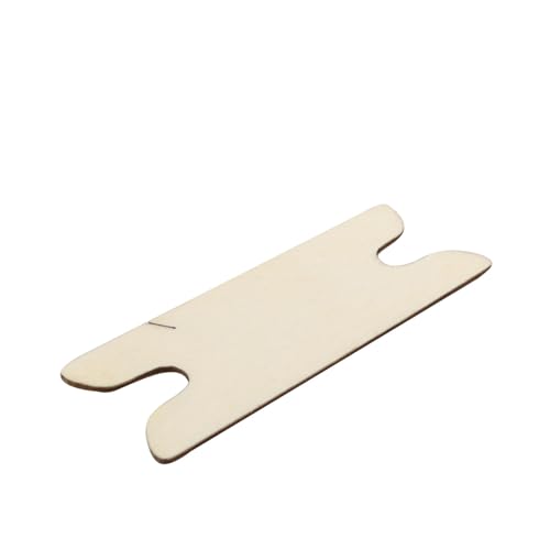 JCBIZ 10PCS 79x29mm Wooden Weaving Shuttle Making Tool Spool Suitable for Cross Stitch Embroidery DIY Crafts