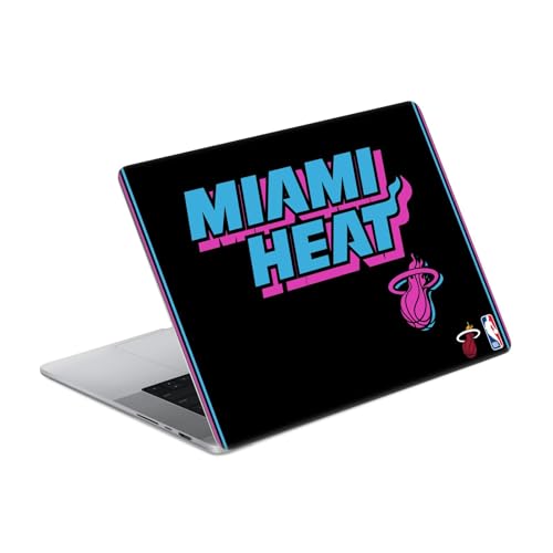 Skin vinyle premium MacBook Pro 14 A2442 édition limitée Miami Heat NBA