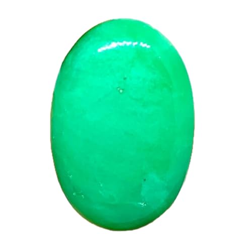 Chrysoprase naturelle ovale 34x22mm pour création de bijoux DIY GH_NAT_03213