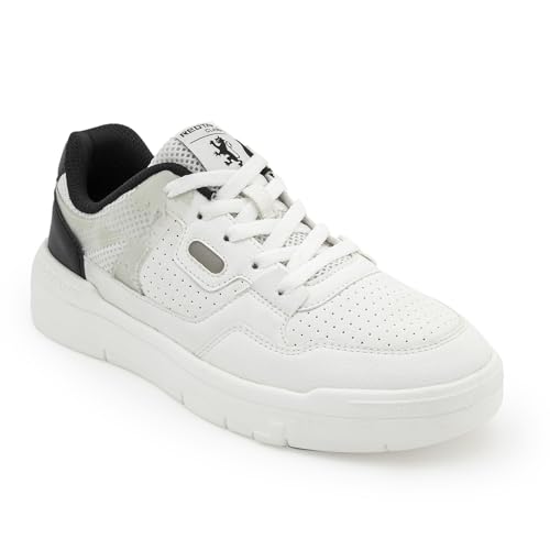 Image of Red Tape Women's Sneakers White Lilac Pu TPU Round Toe Lace-Up