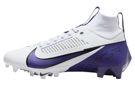Nike Vapor Edge Pro 360 2 TB Men's Football Cleats White Purple FQ4044-103 Size 16