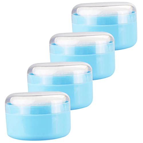 Toddmomy 20 Unidades Caixa De Sopro De Pó Corporal Kit De Sopro De Pó Cosmético Kit Puff Fofo Caixa