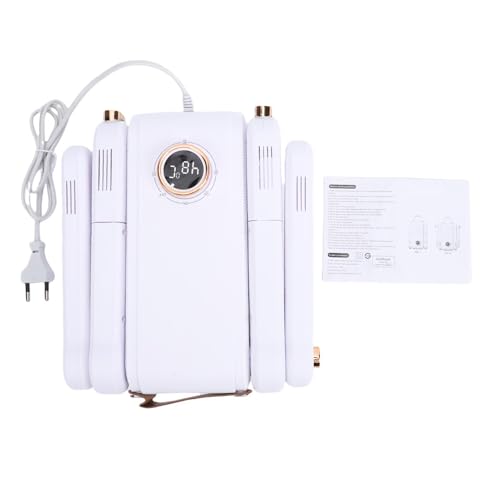 Haofy Secador de Zapatos Eléctrico Plegable para Botas con Temporizador, 4 Brazos para Botas de esquí, Guantes, Sombreros, Eliminación de Olores, Motor sin Escobillas, Secado Rápido