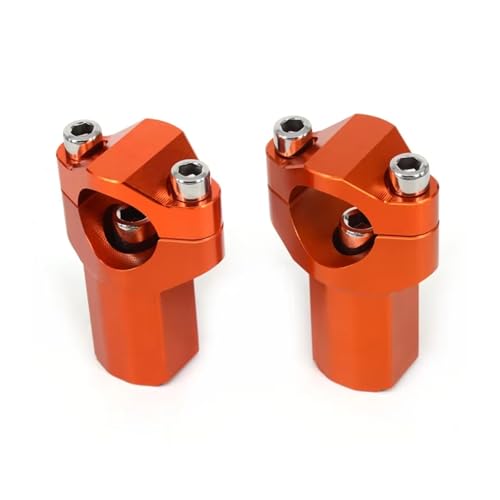 Rehausseur de guidon orange 37mm-67mm réglable pour moto SX125 150 250
