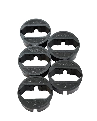 N&L 5x Pinfix Steckdosenadapter (schwarz)
