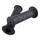 キジマ(Kijima) バイクパーツ グリップ ラバー製 125mm φ22.2mm 非貫通タイプ 汎用 ブラック 201-033