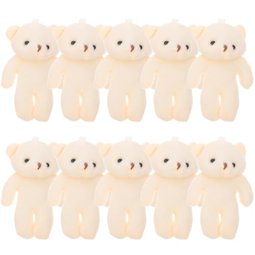 Poupées ours miniatures en tissu pour amuser les enfants en crèche sans encombre