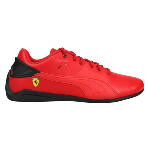 PUMA Mens Ferrari Drift Cat Decima Sneaker, Rosso Corsa-PUMA Mens Black, 4
