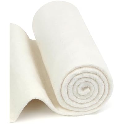 FIVEIZERO Grinding Natural 100% Cotton Quilt Batting,34X45 Cotton Batting for Quilting,Lightweight Batting Fabric for Sewing,Quilt,Crafts,Cushions,Backing,Wadding,Twin & King Size Quilt Projects