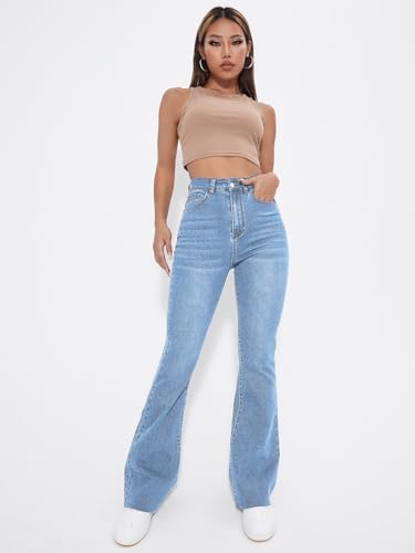 Image of Aahwan Women's & Girls' Solid Black Low Waist Ripped Distressed Mom Fit Stretch Denim Jeans(KV-255)