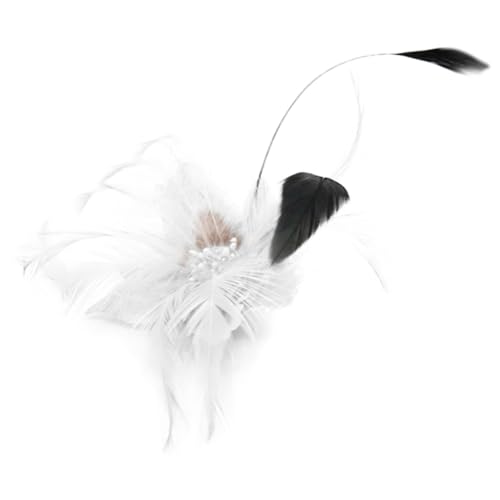 Image of Multi-function Feather Flower Brooch Pins & Hair Clips for Women Girls Corsage Brooch Party Ceremony Accessories Dance Banquet Pins Headdress