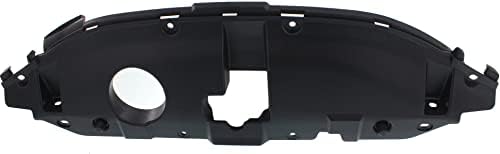 Front Upper Radiator Support Cover For Honda Civic 2013-2015 - Black Plastic ABS Cover - Easy Snap-On Fit