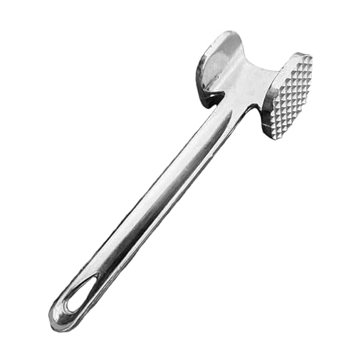 Consejos para Comprar Mazos para carne - los más vendidos. 45 Martillo Redondo para Ablandador de Carne, Martillo para Carne de Cocina, Mazo para Carne de Aleación de Aluminio, Martillo Redondo para Ablandador de Carne Plateado (Pequeño (50