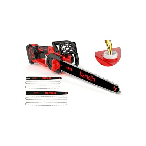 12"+16" 2-IN-1 Brushless Chainsaw Cordless Compatible with Milwaukee M18