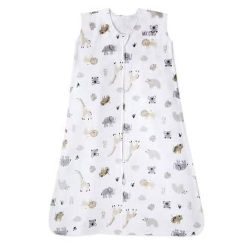 HALO SleepSack 100% Cotton Wearable Blanket Swaddle Transition Sleeping Bag TOG 0.5 Animal Paint X-Large 18-24 Months