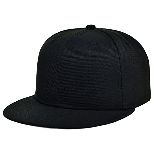 Lids Blank Full Court w/Colored Under Visor Fitted Cap Black/Grey 7 1/8