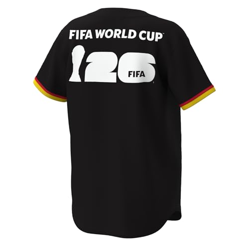 Image of Outerstuff FIFA World Cup 2026 Mens Short Sleeve Button Front Baseball Jersey