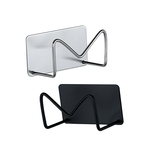 ULTECHNOVO 2Piezas Soporte de Almacenamiento de Esponja Inoxidable para Fregadero de Cocina Organizador Multiusos sin Perforación Resistente