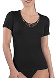 ELEGANTE DETTAGLIO MACRAMÉ - La delicata applicazione macramè in stile pizzo aggiunge un tocco raffinato e femminile, rendendolo ideale sia per l'eleganza casual che per la stratificazione sofisticata.