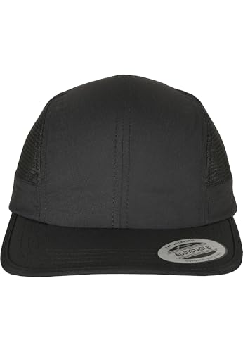 Flexfit Nylon Snapback, Black, one Size