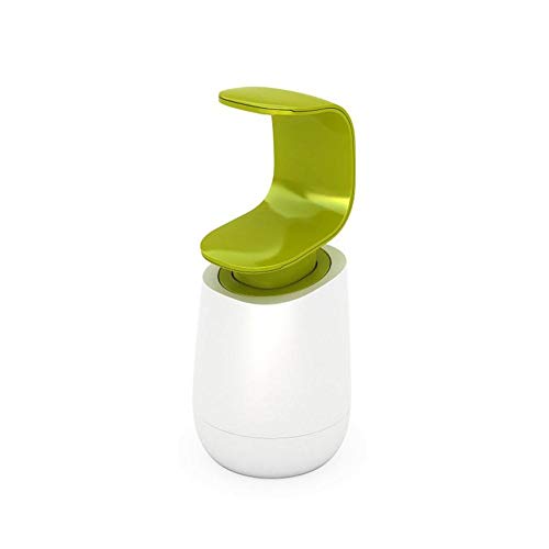 Quentin Handed Soap Dispenser-C Shaped Pump Single-,Manual Press Hand Sanitizer Bottles Refillable Liquid Soap Pump Dispenser for Bathroom Countertop Kitchen Green