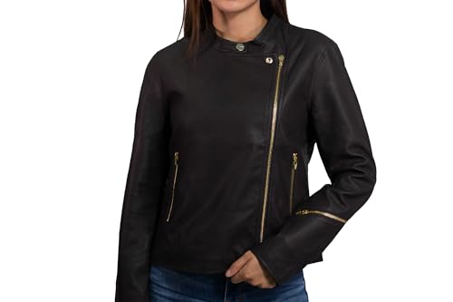 Nine West faux-leather biker modern jacket3