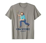 A Minecraft Movie I Am Steve Wielding Stone Pickaxe T-Shirt