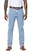 MZNBURAM Men's Stretch Regular Fit Straight-Leg Jeans - Cowboy Cotton Fashion Comfort Flex Waist Denim Pants (34, Light Stonewash)
