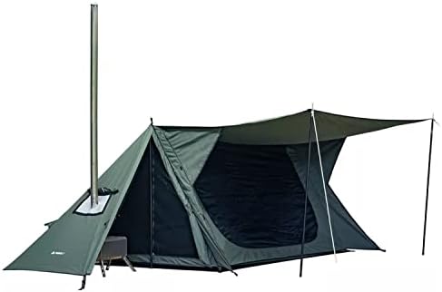 Stovehut TC Camping Hot Tent Shelter with Two Tarp Poles and Two Tent Poles