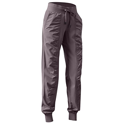 Uillui Hiking Pants Women High Waist Running Athletic Workout Tapered Joggers Summer Lightweight Quick Dry Sweatpant Trouser #TOP3