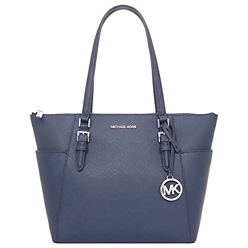 [マイケルコース] バッグ(トートバッグ) 35F0SCFT3L ネイビー シャーロット レザー ラージ トップ ジップ トート レディース [アウトレット品] [ブランド] [並行輸入品]のサムネイル