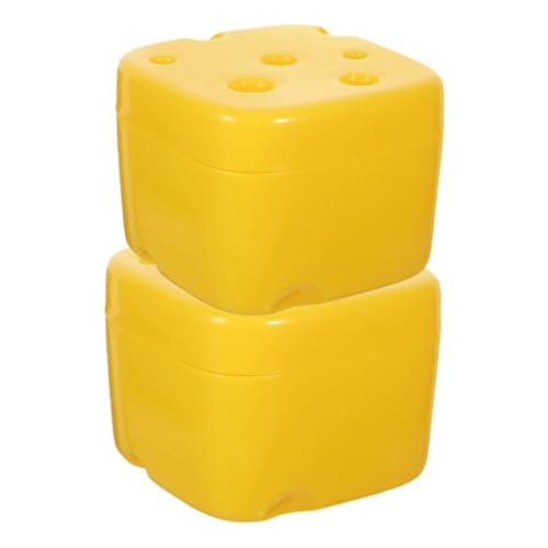 TOPPERFUN 2 Piezas Almacenamiento de Queso Plástico Caja para Rebanadas de Queso para Refrigerador Fresco Práctico