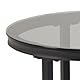 AC Design Furniture Spencer Couchtisch, Metal, Schwarz/Schwarz, 42 cm/L: 70 x B: 40 x H: 33,4 cm, L: 70 x B: 70 x H: 42 cm / L: 70 x B: 40 x H: 33,4 cm