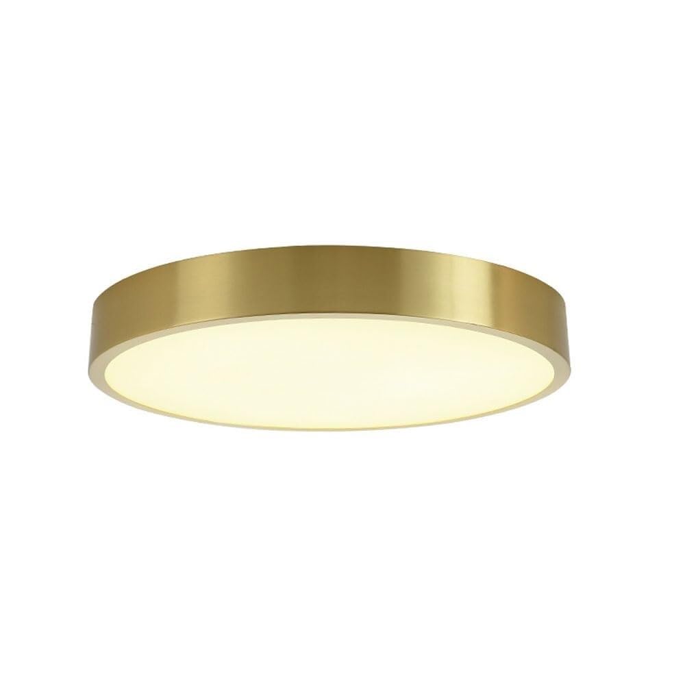 Plafonnier LED d'intérieur en cuivre pour corriger le manque de lumière au bureau